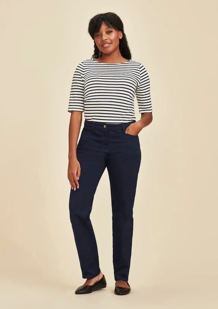 Biz Collection Traveller Womens Slim Leg Chino Pants RGP263L - Simply Scrubs Australia