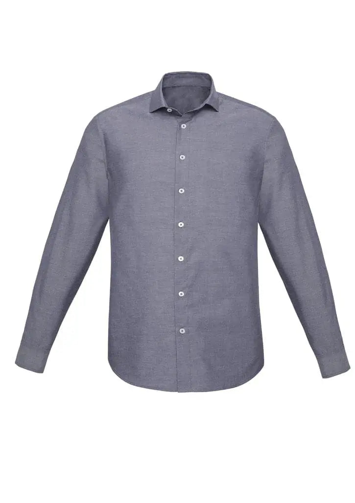 Biz Corporates Charlie Mens Slim Fit L/S Shirt RS969ML - Simply Scrubs Australia