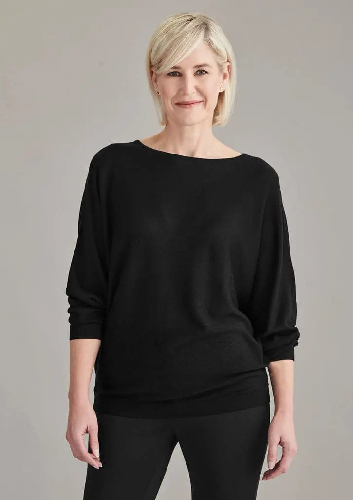 Biz Collection Skye Women's Batwing Sweater Top RSW370L - Simply Scrubs Australia