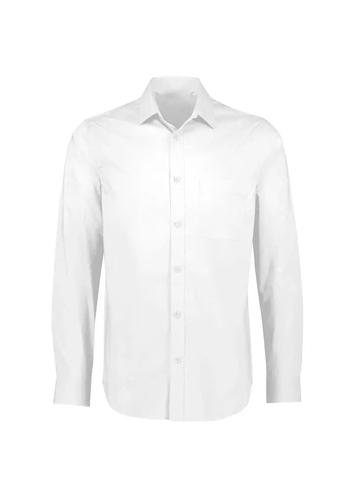 Biz Collection Men's Mason Tailored Shirt S335ML - Simply Scrubs Australia