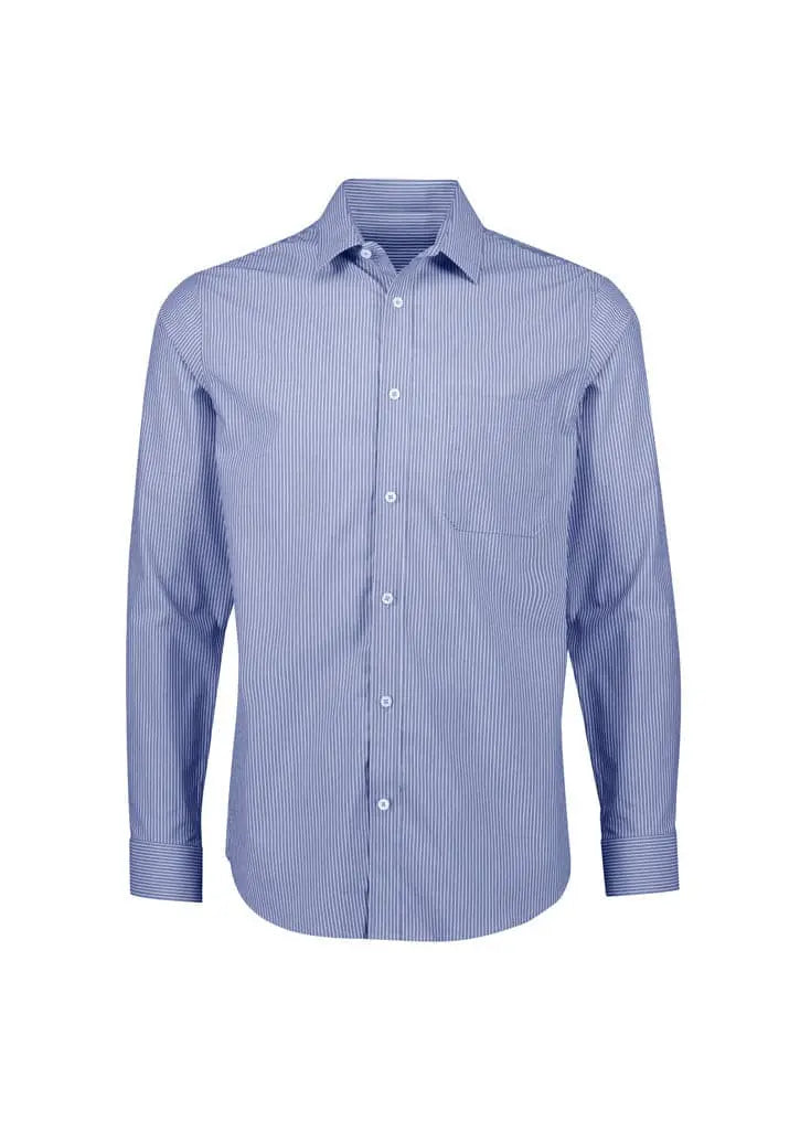Biz Collection Men's Conran Tailored Shirt S337ML Simply Scrubs Australia