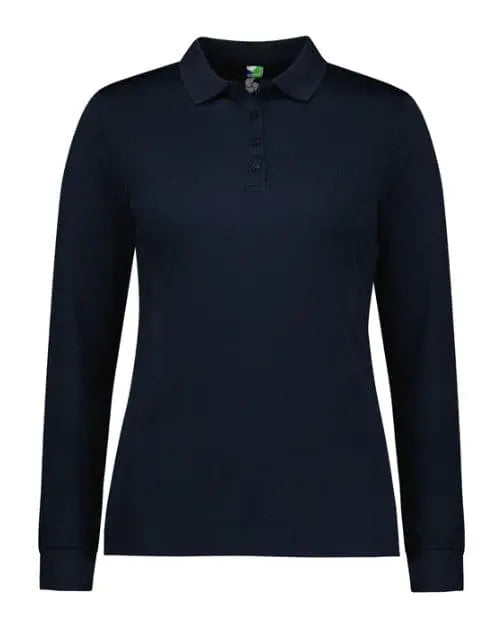 Biz Collection Action Ladies Long Sleeve Polo Shirt P206LL - Simply Scrubs Australia