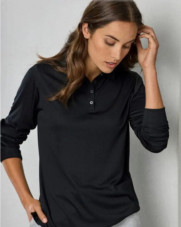 Biz Collection Action Ladies Long Sleeve Polo Shirt P206LL - Simply Scrubs Australia