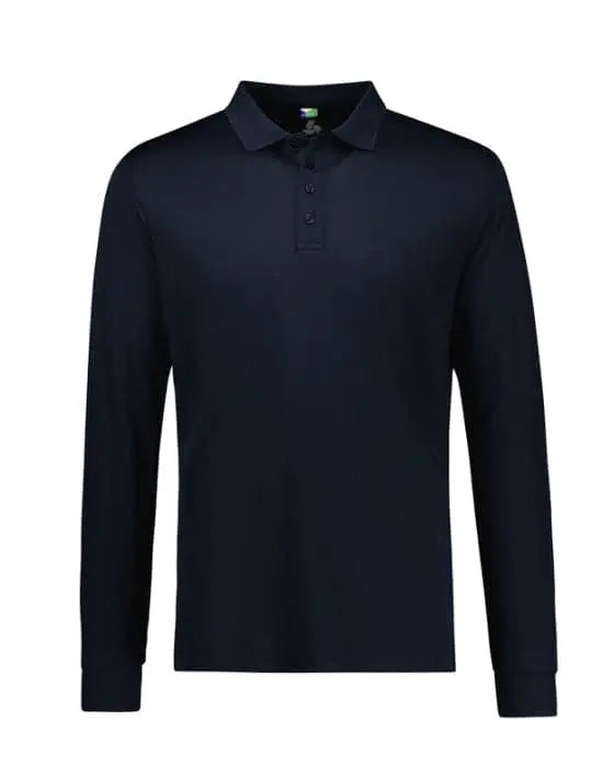 Biz Collection Action Men's Long Sleeve Polo Shirt P206ML Simply Scrubs Australia