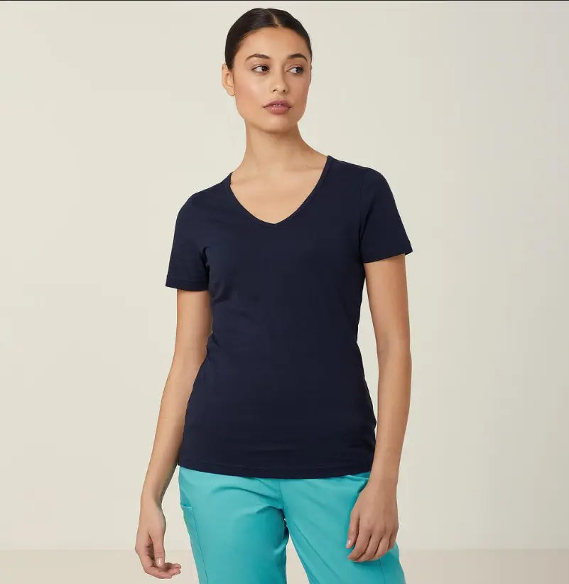 NNT Antibacterial Women's Short Sleeve Under Scrub Top CATUMJ - Simply Scrubs Australia