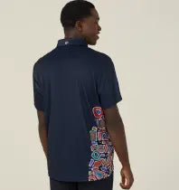 Water Dreaming Men's Indigenous Corporate Polo Shirt CATJH6 - Simply Scrubs Australia