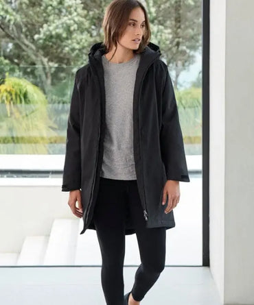 Biz Collection Unisex Sphere Quilted Longline Parks Jacket J428U Simply Scrubs Australia