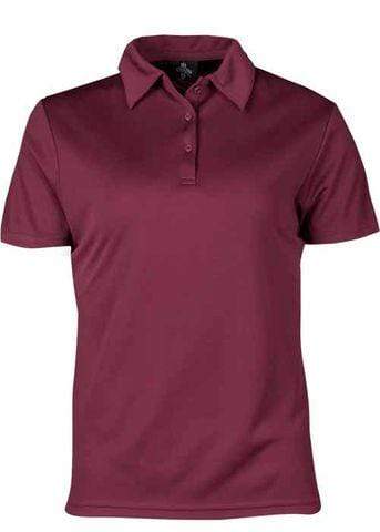 Aussie Pacific Casual Wear Maroon / 6 AUSSIE PACIFIC botany ladies polo - 2307