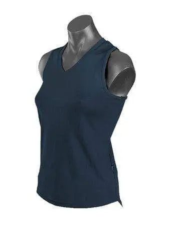 Aussie Pacific Casual Wear Navy / 6 AUSSIE PACIFIC Botany ladies singlet 2107