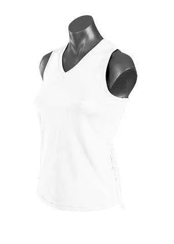 Aussie Pacific Casual Wear White / 6 AUSSIE PACIFIC Botany ladies singlet 2107