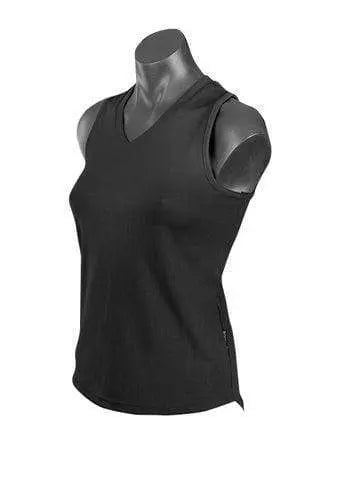 Aussie Pacific Casual Wear Black / 6 AUSSIE PACIFIC Botany ladies singlet 2107