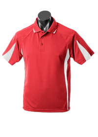 Aussie Pacific Casual Wear Red/White/Ashe / 6 AUSSIE PACIFIC eureka kids polo shirt - 3304