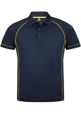 Aussie Pacific Casual Wear Navy/Gold / S AUSSIE PACIFIC men's endeavour polo shirt 1310