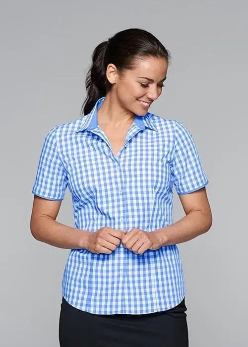 Aussie Pacific Corporate Wear AUSSIE PACIFIC LADIES DEVONPORT SHORT SLEEVE 2908S