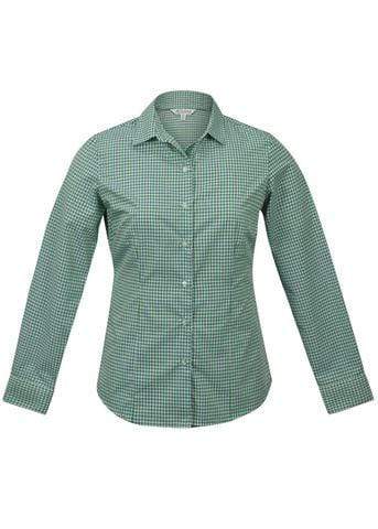 Aussie Pacific Corporate Wear Emerald / 4 AUSSIE PACIFIC LADIES EPSOM LONG SLEEVE 2907L