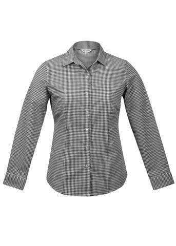Aussie Pacific Corporate Wear Slate / 4 AUSSIE PACIFIC LADIES EPSOM LONG SLEEVE 2907L