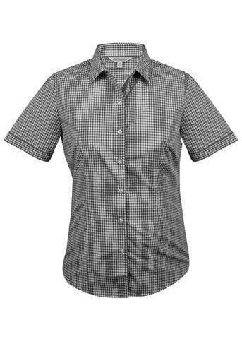 Aussie Pacific Corporate Wear Slate / 4 AUSSIE PACIFIC LADIES EPSOM SHORT SLEEVE 2907S