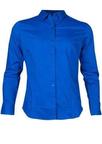Aussie Pacific Corporate Wear Royal / 4 AUSSIE PACIFIC LADIES MOSMAN LONG SLEEVE 2903L