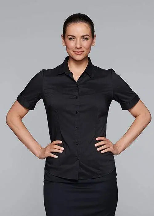 Aussie Pacific Corporate Wear AUSSIE PACIFIC LADIES MOSMAN SHORT SLEEVE 2903S