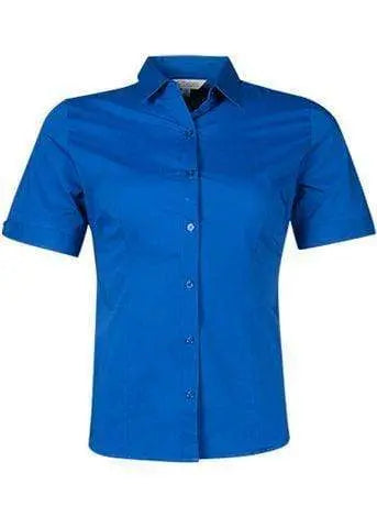 Aussie Pacific Corporate Wear Royal / 4 AUSSIE PACIFIC LADIES MOSMAN SHORT SLEEVE 2903S