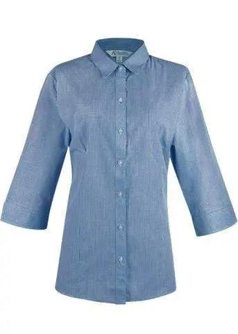 Aussie Pacific Corporate Wear Navy/White / 4 AUSSIE PACIFIC LADIES TOORAK 3/4 SLEEVE 2901T