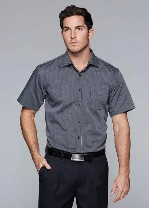Aussie Pacific Corporate Wear AUSSIE PACIFIC MENS henley short sleeve 1900s
