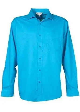 Aussie Pacific Corporate Wear Aqua / XXS AUSSIE PACIFIC MENS mosman long sleeve 1903l