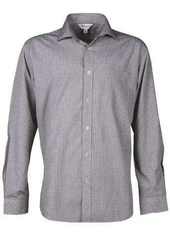Aussie Pacific Corporate Wear Black/White / XXS AUSSIE PACIFIC MENS toorak long sleeve 1901l