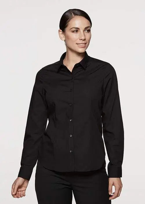 Aussie Pacific Corporate Wear AUSSIE PACIFICLADIES kingswood long sleeve 2910l