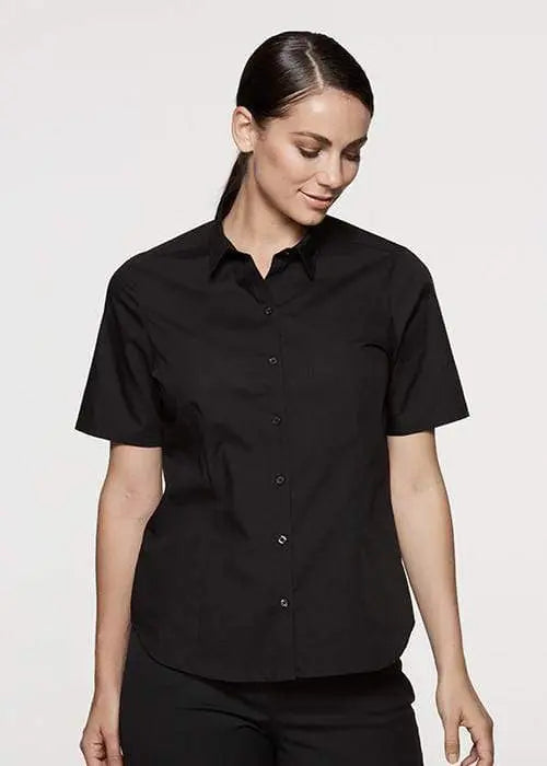 Aussie Pacific Corporate Wear AUSSIE PACIFICLADIES kingswood short sleeve 2910s
