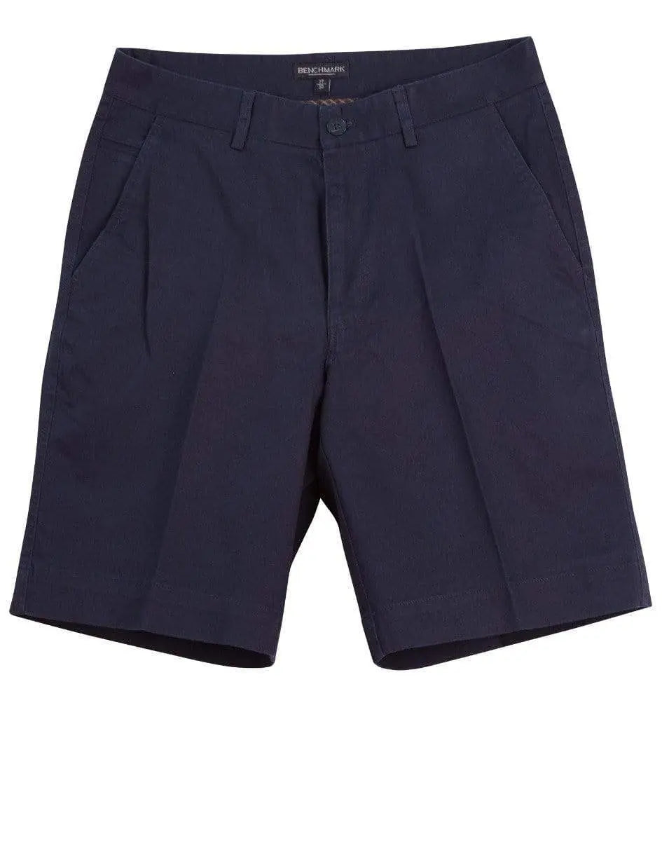 Benchmark Corporate Wear Navy / 77 BENCHMARK Men's Chino shorts M9361