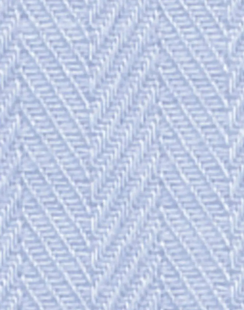Benchmark Corporate Wear Pale Blue / 38 BENCHMARK Men's Mini Herringbone Long Sleeve Shirt M7112
