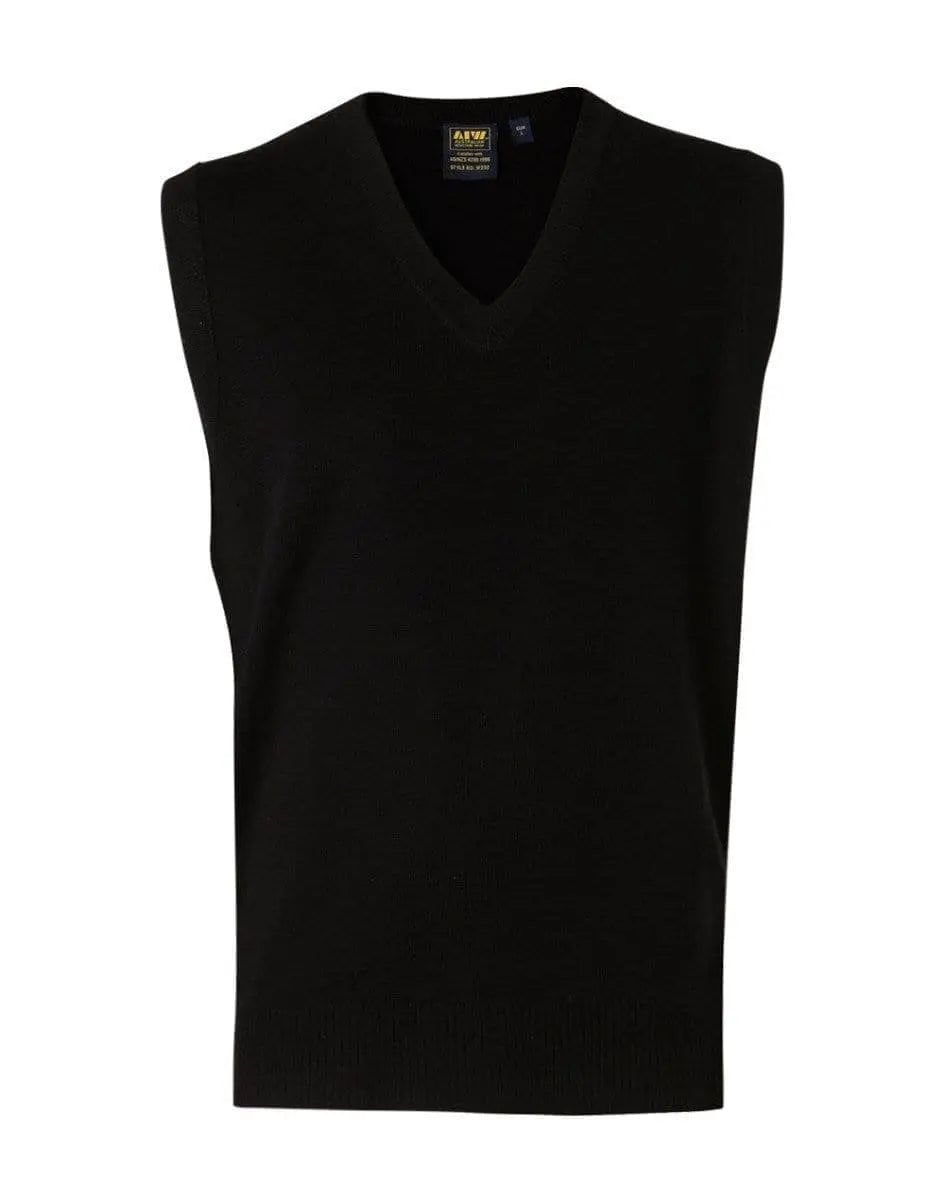 Benchmark Corporate Wear Navy / S BENCHMARK Men's V-Neck Knit vest WJ02