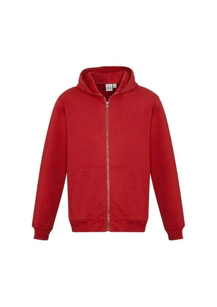 Biz Collection Active Wear Red / 4 Biz Collection Kid’s Crew Zip Hoodie SW762K