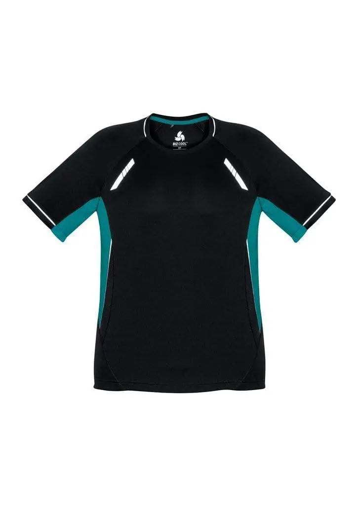 Biz Collection Casual Wear Black/Teal/Silver / 4 Biz Collection Kid’s Renegade Tee T701KS