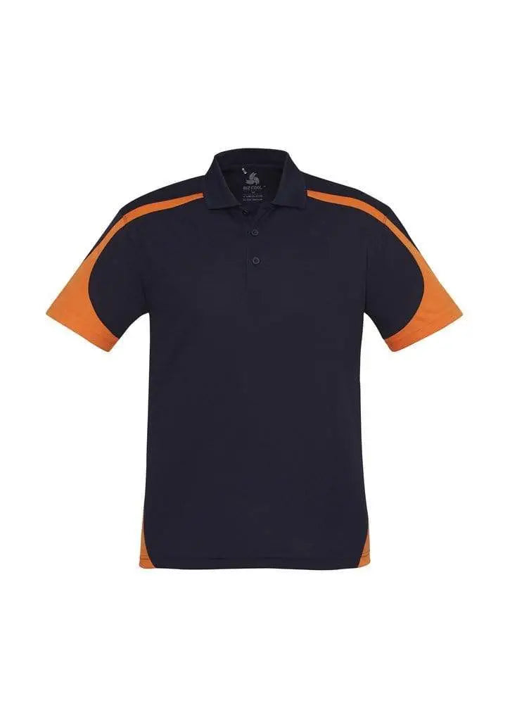 Biz Collection Casual Wear S / Navy/Orange Biz Collection Talon Mens Polo P401MS