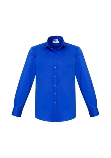 Biz Collection Corporate Wear Electric Blue / XS Biz Collection Men’s Monaco Long Sleeve Shirt S770ml