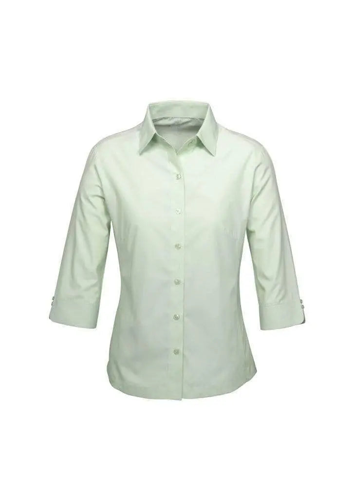 Biz Collection Corporate Wear Green / 6 Biz Collection Women’s Ambassador 3/4 Sleeve Shirt S29521