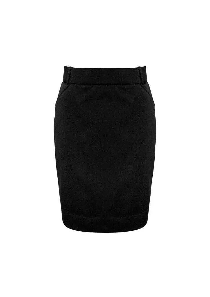 Biz Collection Corporate Wear Black / 4 Biz Collection Women’s Detroit Flexi-band Skirt Bs612s
