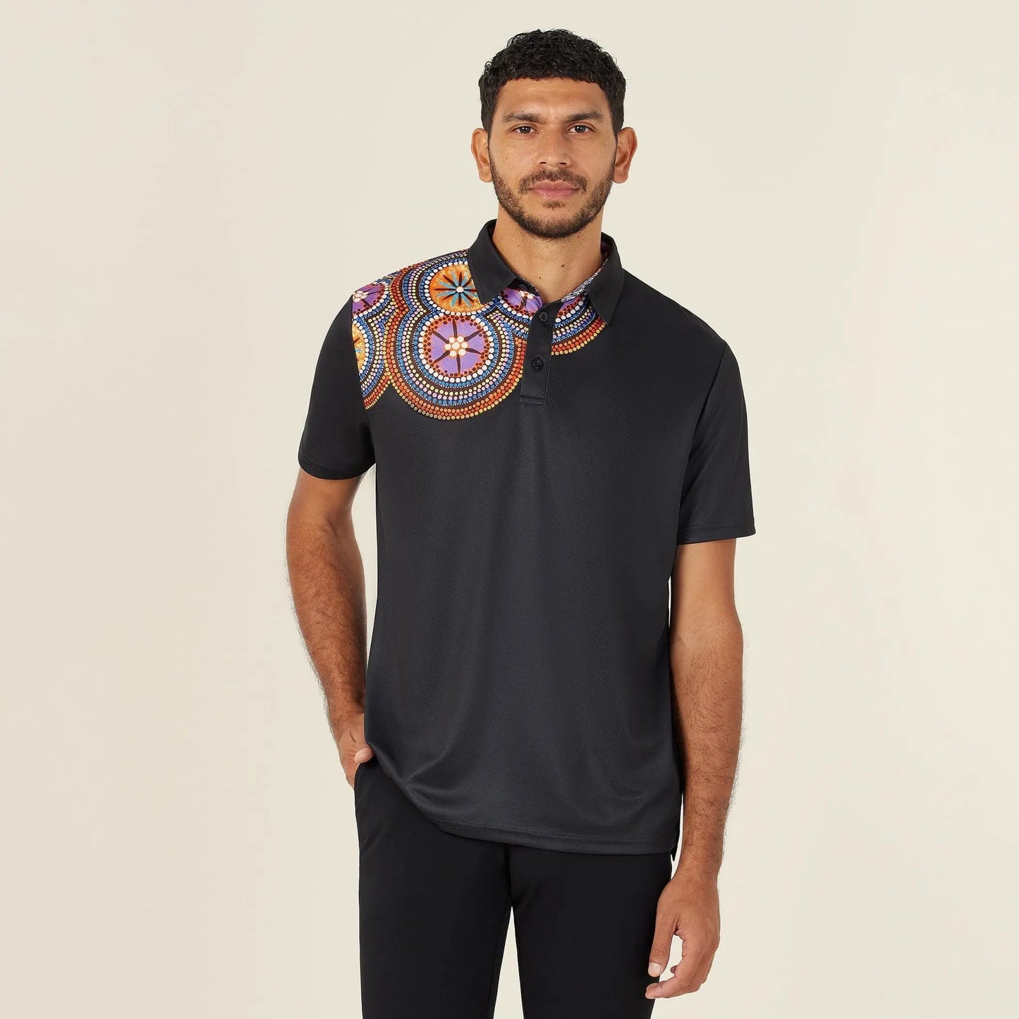 NNT Bush Tucker Men's Indigenous Corporate Polo Shirt CATJJS - Simply Scrubs Australia