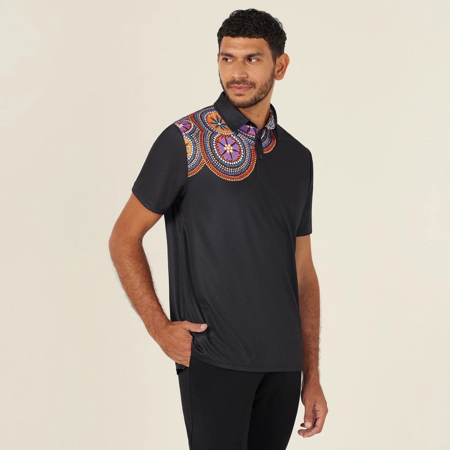 NNT Bush Tucker Men's Indigenous Corporate Polo Shirt CATJJS - Simply Scrubs Australia