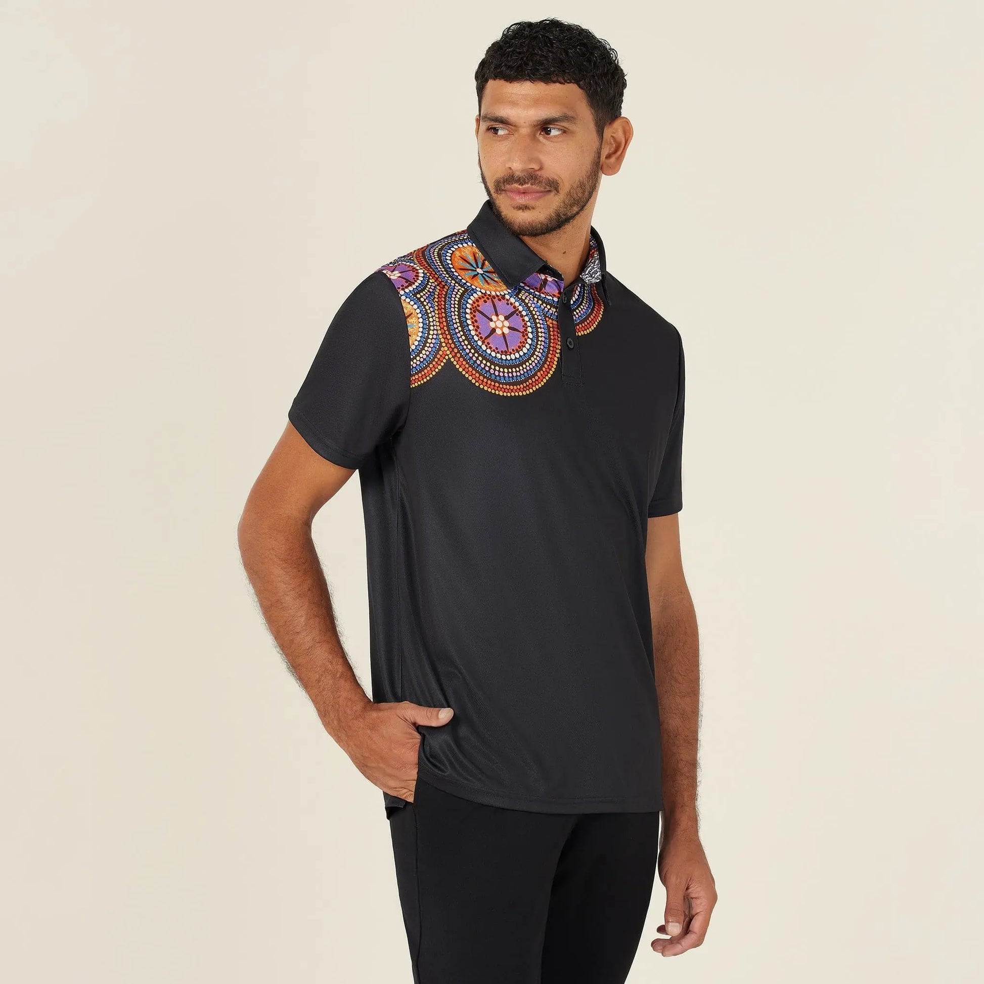 NNT Bush Tucker Men's Indigenous Corporate Polo Shirt CATJJS - Simply Scrubs Australia