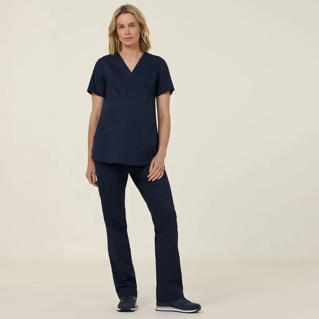 Next-gen Antibacterial Maternity Scrub Top CATULJ