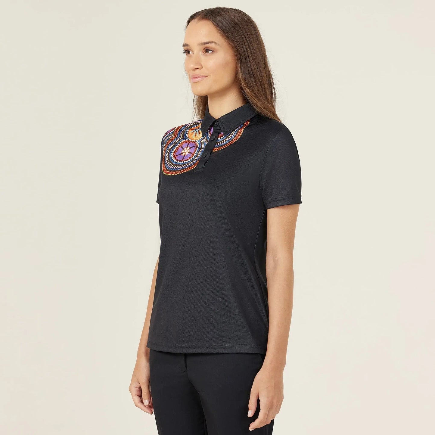 NNT Bush Tucker Women's Indigenous Corporate Polo Shirt CATUSW - Simply Scrubs Australia