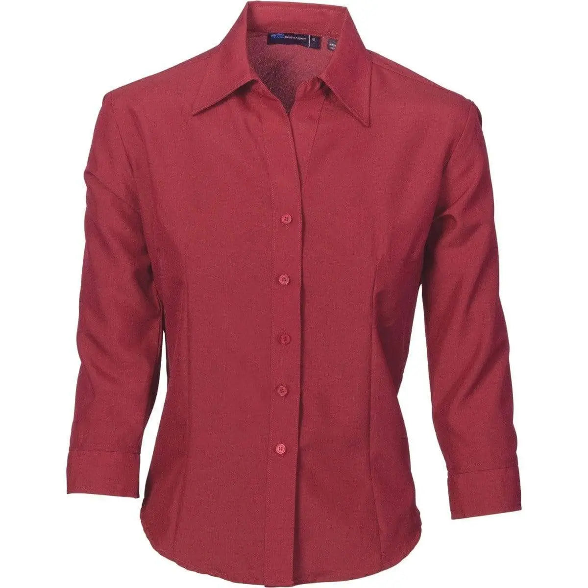 DNC WORKWEAR Ladies Cool-Breathe 3/4 Sleeve Shirt 4238 - Simply Scrubs Australia