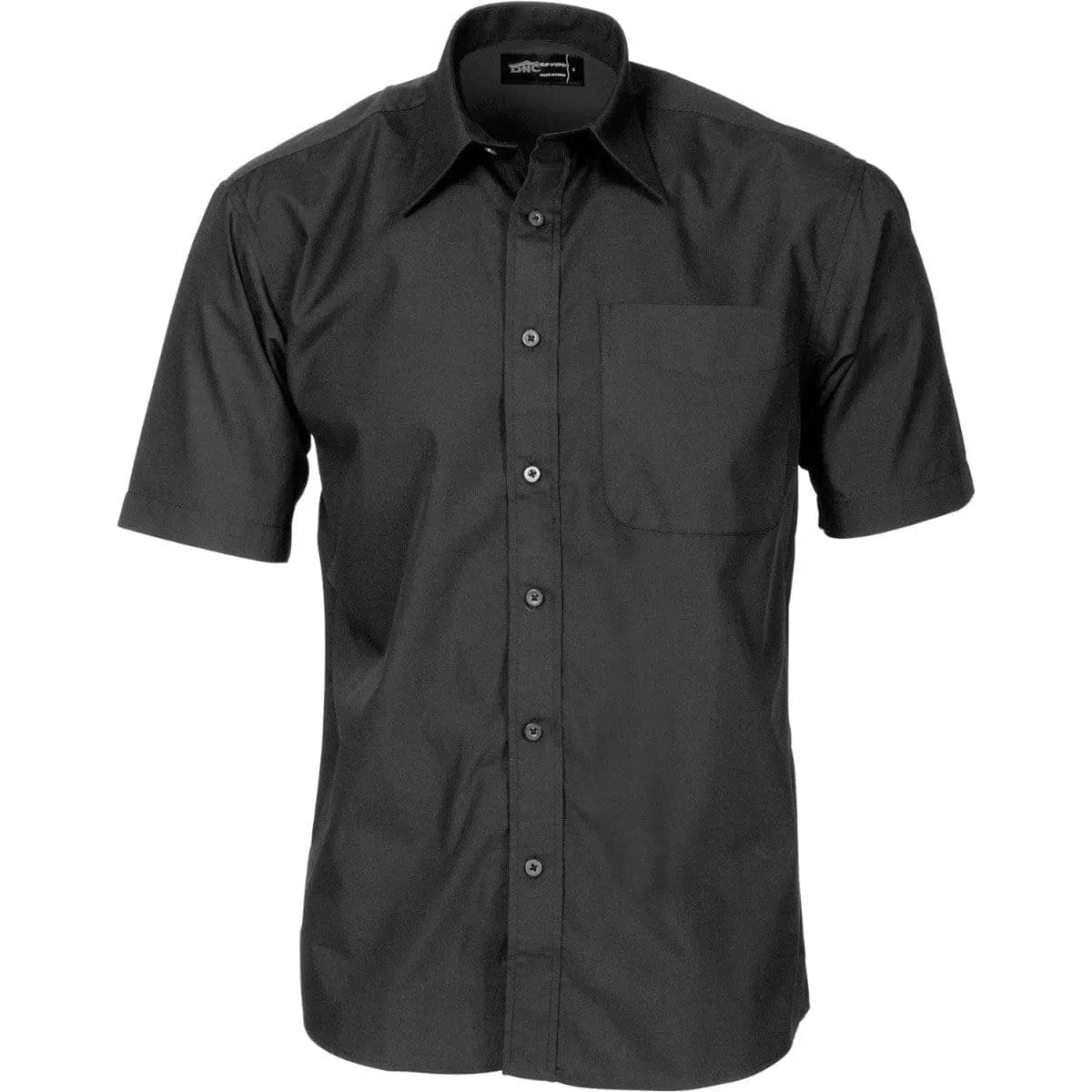 DNC WORKWEAR Polyester Cotton Short Sleeve Business Shirt 4131 - Simply Scrubs Australia