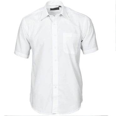 DNC WORKWEAR Polyester Cotton Short Sleeve Business Shirt 4131 - Simply Scrubs Australia