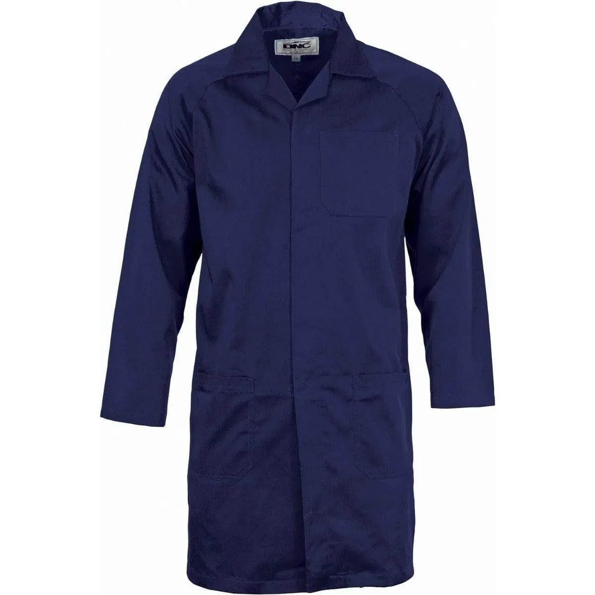 DNC WORKWEAR 200 GSM Polyester Cotton Dust Coat (Lab Coat) 3502 - Simply Scrubs Australia