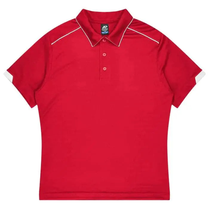 Aussie Pacific Currumbin Men's Polo Shirt 1320 Aussie Pacific RED/WHITE S