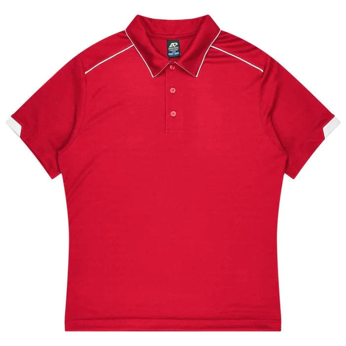 Aussie Pacific Currumbin Men's Polo Shirt 1320  Aussie Pacific RED/WHITE S 